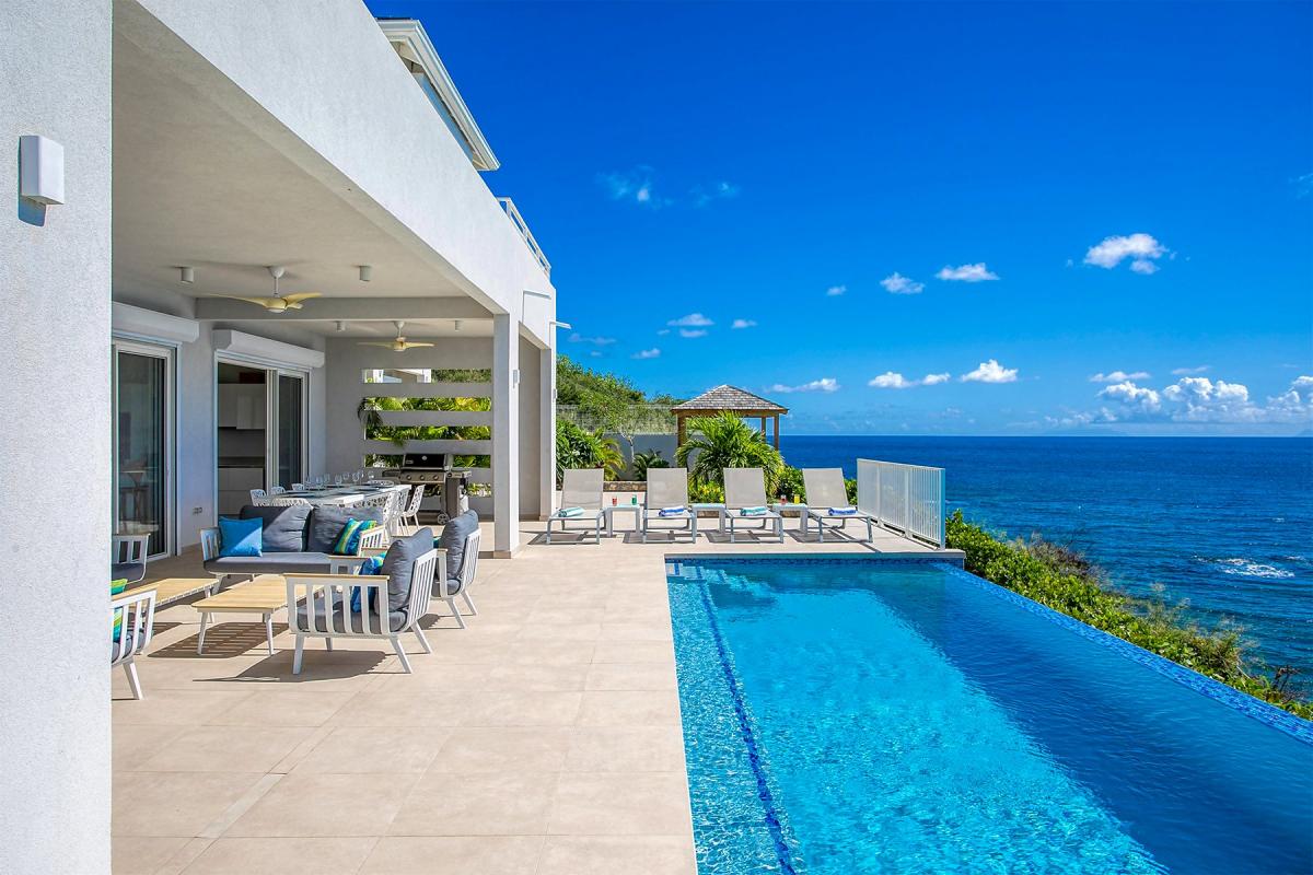 Location villa St Martin - Piscine